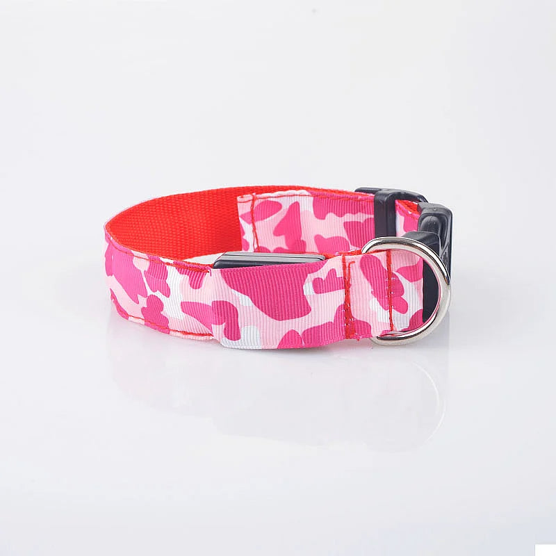Camouflage LED Dog Collar