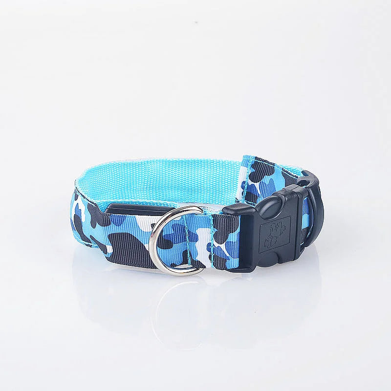 Camouflage LED Dog Collar