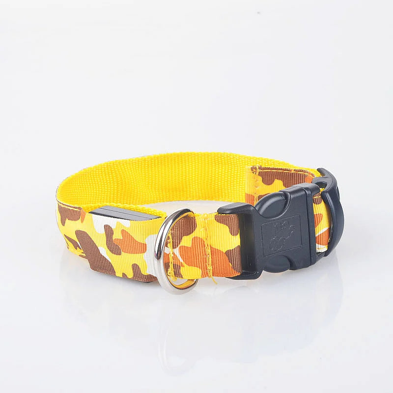 Camouflage LED Dog Collar